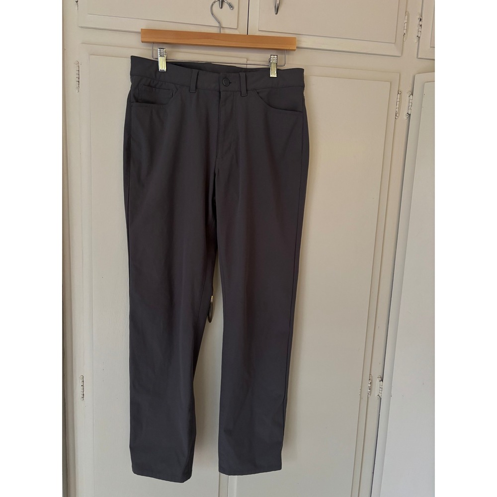 G/FORE Mens Tour 5-Pocket Golf Pants Charcoal Grey Performance Trousers 32x32
